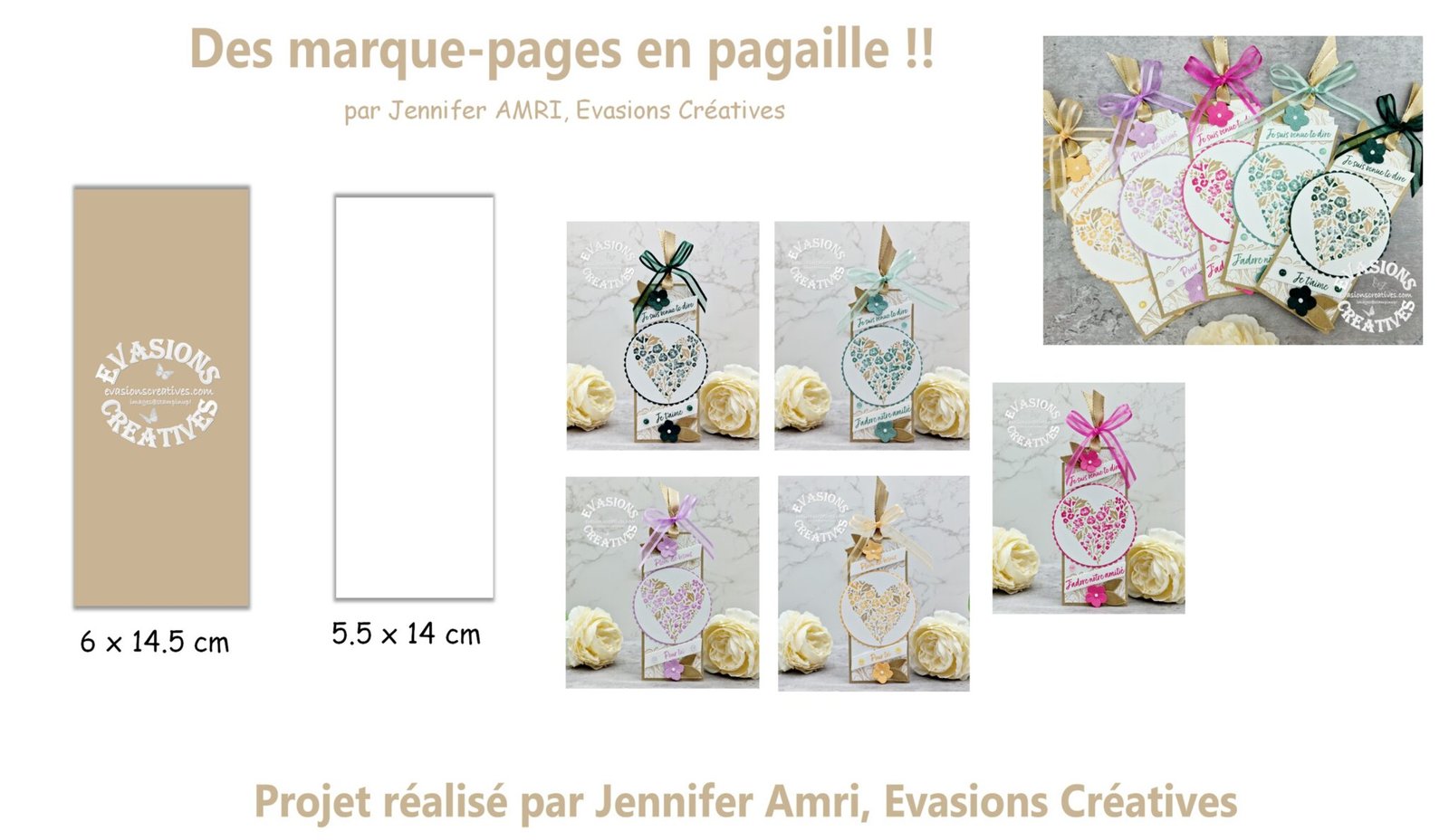 { Tutoriel-créatif } ** Des marque-pages en pagaille ! ** | Evasions